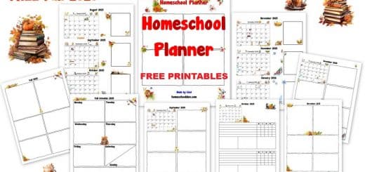 Free Homeschool Planner Printables